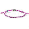 Handmade Porcelain Evil Eye Bead Braided Bracelets SI3080-1-1