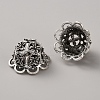 Tibetan Style Alloy Bead Caps TIBE-WH0005-027AS-2