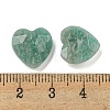 Natural Amazonite Faceted Heart Charms G-G123-01A-3