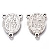 Tarnish Resistant 201 Stainless Steel Chandelier Component Links STAS-Z019-19P-2