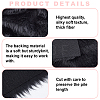 Imitation Rabbit Hair Faux Fur Polyester Fabric DIY-WH0032-91B-4