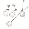 304 Stainless Steel Jewelry Sets SJEW-H303-Q-2