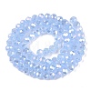 Electroplate Glass Beads Strands EGLA-A044-J6mm-B03-3