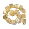 Electroplated Natural Quartz Beads Strands G-G767-02-23-4