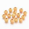 Brass Textured Beads EC247-NFG-1