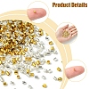 1200Pcs 2 Colors Brass Crimp Beads KK-FS0001-37-2