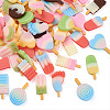 60Pcs 6 Style Resin Decoden Cabochons RESI-TA0001-36-12