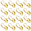 10Pcs Brass Leverback Earring Findings KK-YW0002-21G-1