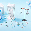 45Pcs 15 Styles Rack Plating Alloy Charms FIND-TA0008-90-8