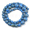 Synthetic Gold Line Turquoise Graduated Beads Strands GG-CBA2AE1-A03-B-5