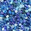 Opaque Colours Luster & Silver Lined & Transparent & Frosted Colours Glass Seed Beads SEED-A030-03A-2