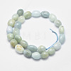 Natural Aquamarine Beads Strands G-F547-12-B-3