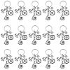 20Pcs Ship Alloy Pendant Decorations HJEW-SC00205-7