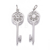 316 Surgical Stainless Steel Pendants STAS-L242-06P-2