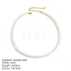 Elegant High-Quality Non-Fading 6mm Round Natural Pearl Beaded Necklaces for Women VI2074-4-1