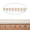 Iron & ABS Plastic Imitation Pearl Tennis Chains CH-Q006-01A-03-3