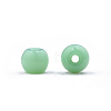 6/0 Imitation Jade Glass Seed Beads SEED-N004-006-15-2