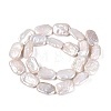Natural Baroque Pearl Keshi Pearl Beads Strands PEAR-S020-D15-3