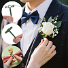 20Pcs Iron & Plastic Brooch Findings JEWB-SC0001-5