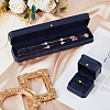 DICOSMETIC 2Pcs 2 Styles PU Leather Jewelry Storage Boxes Set with Velvet Inside CON-DC0001-06-4