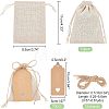 10Pcs Cotton Packing Pouches Drawstring Bags ABAG-NB0001-41B-6