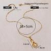 Vintage 304 Stainless Steel Crystal Rhinestone Infinity Pendant Necklaces for Women UB6493-6