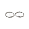 Tarnish Resistant 304 Stainless Steel Open Jump Rings STAS-J013-14xx1.2mm-01-4