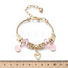 Alloy Enamel European Beads Charm Bracelets BJEW-F495-23G-3