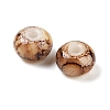 Opaque Spray Painted Glass Beads X1-GLAA-G118-01S-2