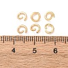 Brass Open Jump Rings KK-G604-08G-21-3