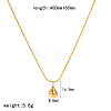 304 Stainless Steel Pendant Necklaces WG62204-03-2