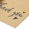 Kraft Paper Thank You Greeting Cards DIY-F120-01H-5