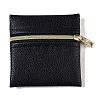 Imitation Leather Jewelry Storage Zipper Bags ABAG-G016-01A-05-1