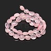 Natural Rose Quartz Nuggets Beads Strands X-G-J336-24-2
