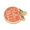 Thanksgiving Day Alloy Pendants ENAM-R007-01G-11-2