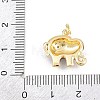 Brass Micro Pave Cubic Zirconia Pendants KK-F938-41G-01C-3
