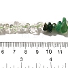 Natural Quartz Crystal/Rock Crystal & Chrysoprase Beads Strands G-L610-B22-01-5