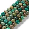 Dyed Natural Regalite/Imperial Jasper/Sea Sediment Jasper Beads Strands G-B124-C01-10-1