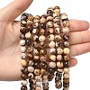 Natural Australian Agate Round Bead Strands X-G-M272-02-8mm-3