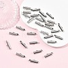 SHEGRACE Brass Slide On End Clasp Tubes XGRQ1R207-357P-4