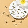 SHEGRACE Brass Pave Cubic Zirconia Trapezoid Connector Charms XGRQ2O984-444C-P-4