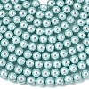Eco-Friendly Dyed Glass Pearl Round Beads Strands HY-A002-8mm-RB106-3