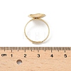 Adjustable Brass Pad Ring Setting KK-K414-01A-G-4