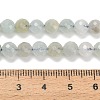 Natural Aquamarine Beads Strands G-L642-F05-6mm-5
