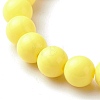 Opaque Acrylic Beads Stretch Bracelet for Kid BJEW-JB06587-7