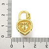 Brass Micro Pave Cubic Zirconia Pendants KK-K354-15G-3