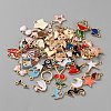 Zinc Alloy Enamel Pendants FIND-WH0609-37A-1
