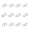 12Pcs 925 Sterling Silver Snap on Bails STER-HY0001-01B-1