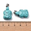 Synthetic Turquoise Pendants G-B127-06P-01-4