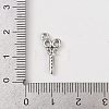 Brass Micro Pave Clear Cubic Zirconia Pendants LS-KK-L238-19P-3
